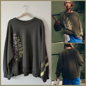 NWOT FP Movement All Star Logo Pullover in Ash in Small